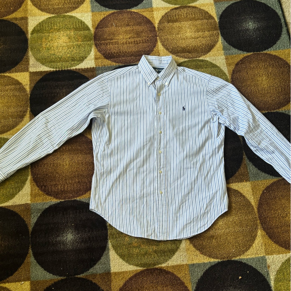Mans polo long sleeve dress shirt